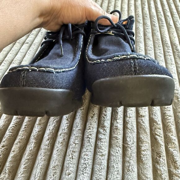 Denim Chukka Ankle Men US 11 Boot Blue Lace Up Cushioned - Picture 6 of 9